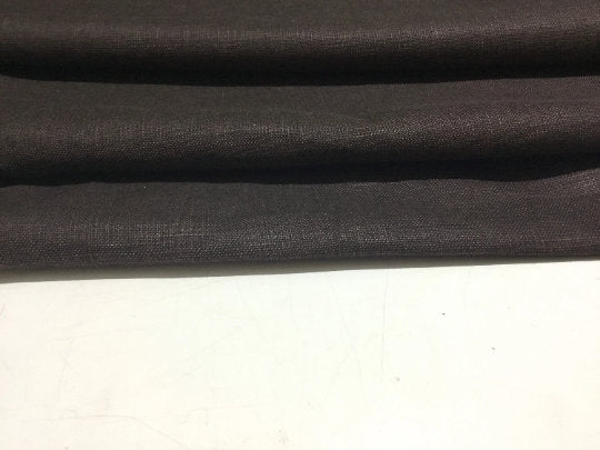 NEW High Class Dark Brown Linen Fabric