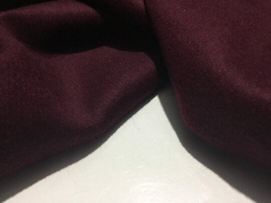 NEW High Class Mulberry Colour Wool Fabric