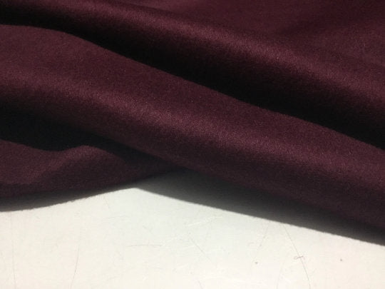 NEW High Class Mulberry Colour Wool Fabric