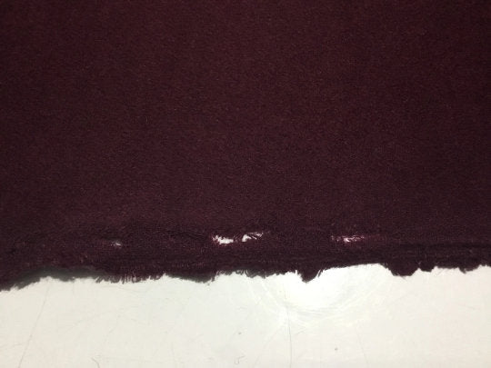 NEW High Class Mulberry Colour Wool Fabric