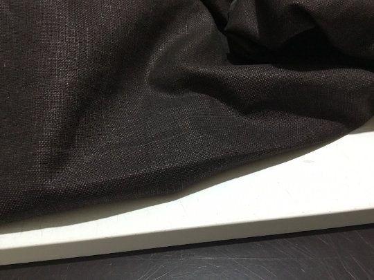 NEW High Class Dark Brown Linen Fabric