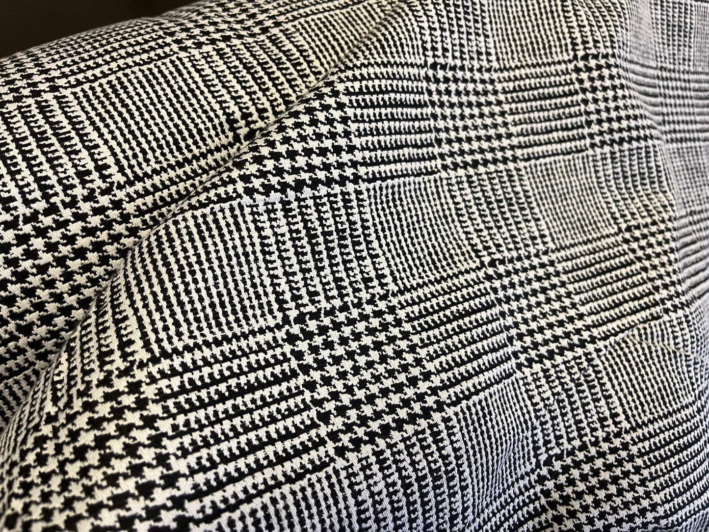 NEW High Class Dogtooth Check Tweed Fabric