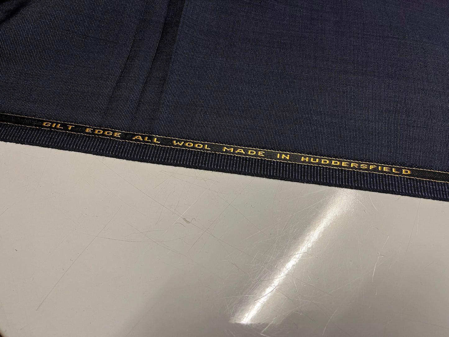 NEW High Class Gilt Edge All Wool Made In Huddersfield England Spot Suiting Fabric