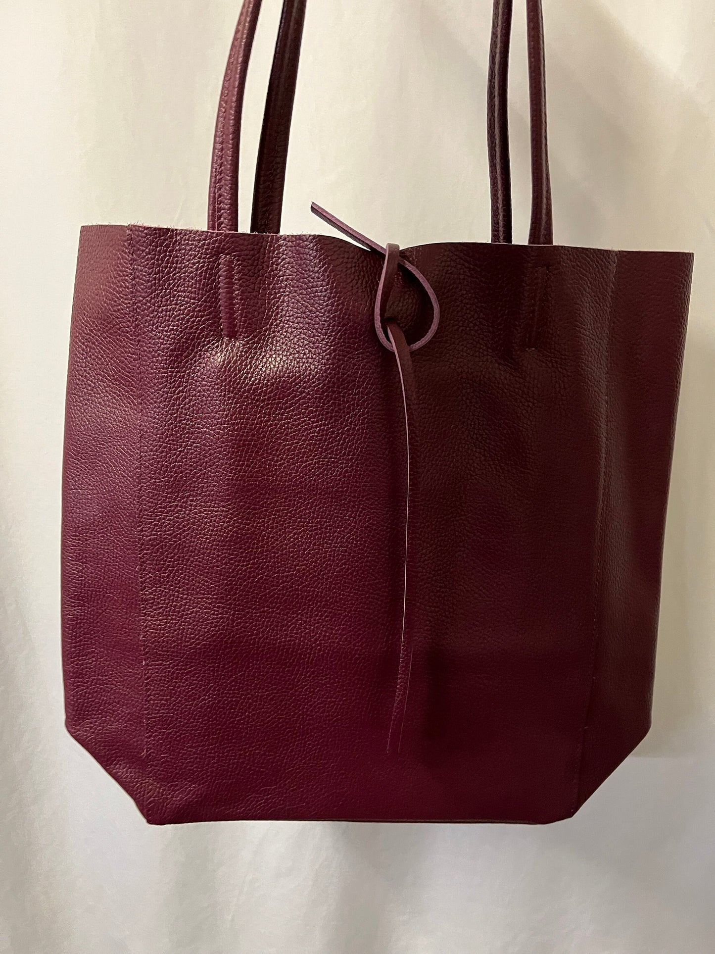 NEW High Class Red Plum Women's Genuine Leather Bag, Leather Tote Bag, Gift Bag, Shoulder Bag