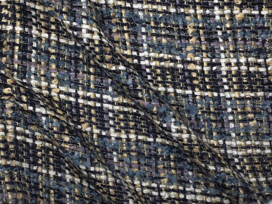 NEW High Class Check Couture Tweed Boucle Fabric