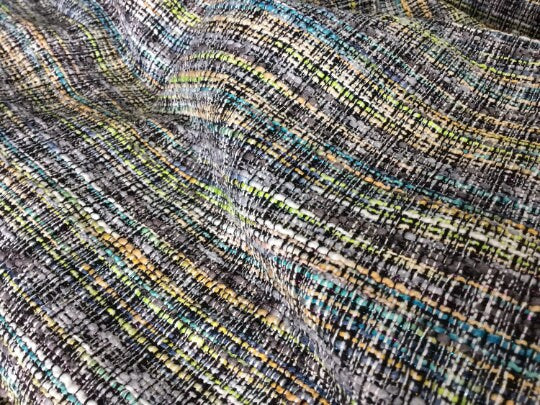 NEW High Class Tweed Boucle Lurex Fabric