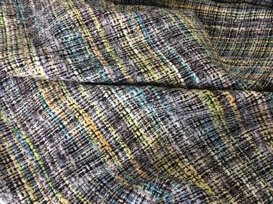 NEW High Class Tweed Boucle Lurex Fabric