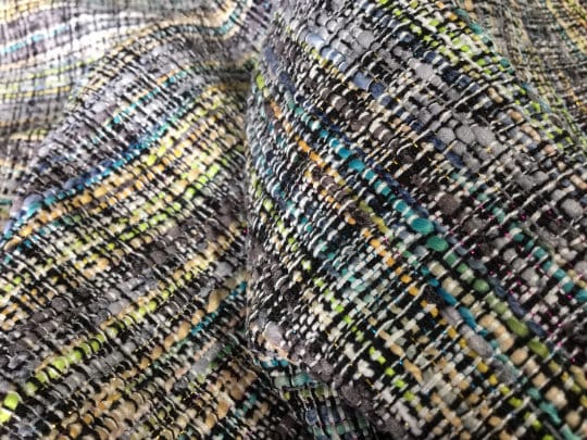 NEW High Class Tweed Boucle Lurex Fabric