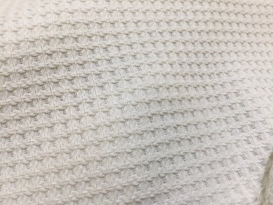 NEW High Class White Wool Boucle Jacquard Fabric