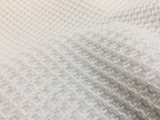 NEW High Class White Wool Boucle Jacquard Fabric