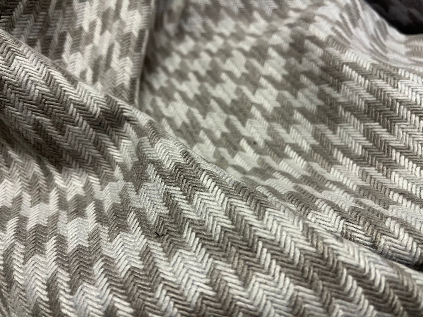 NEW High Class Houndstooth Wool Fabric