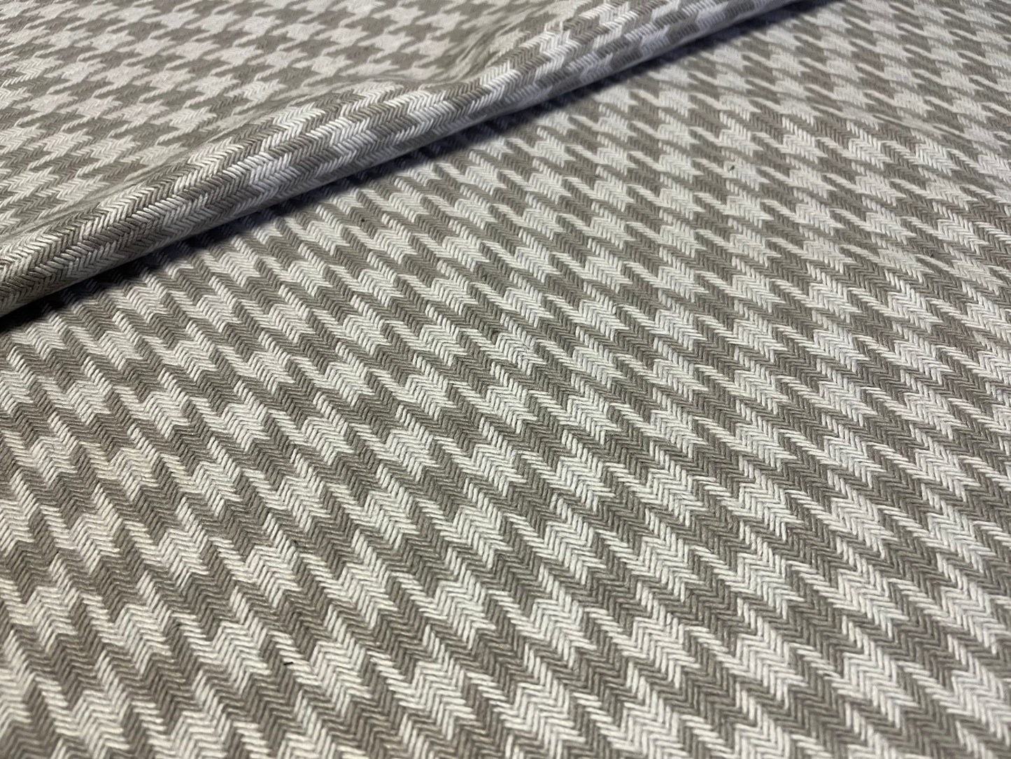 NEW High Class Houndstooth Wool Fabric