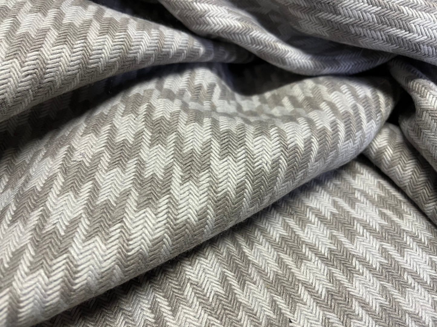 NEW High Class Houndstooth Wool Fabric