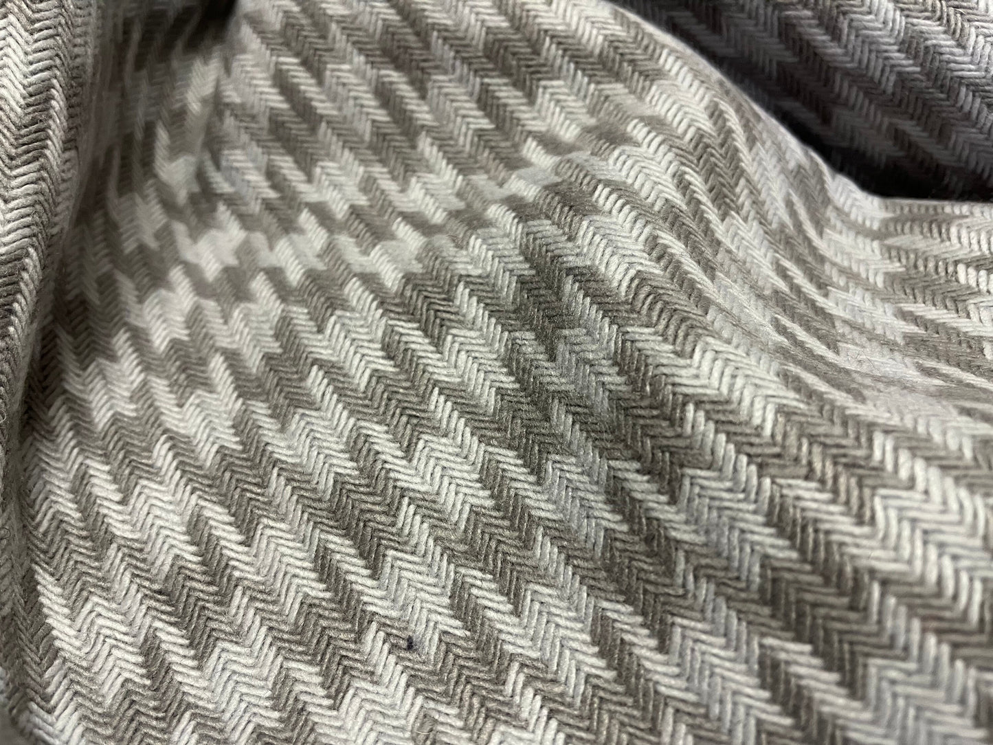 NEW High Class Houndstooth Wool Fabric