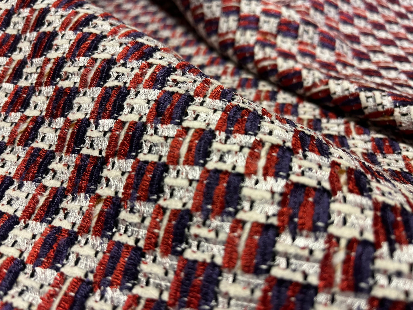 NEW High Class Shiny Wool Tweed Boucle Fabric