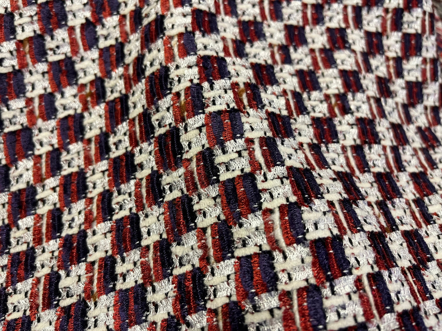 NEW High Class Shiny Wool Tweed Boucle Fabric