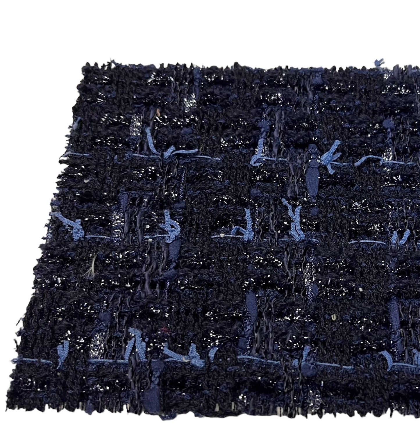 NEW High Class Navy Black Couture Wool Tweed Boucle Fabric (Read Description) (SOLD OUT)