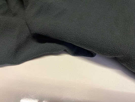 NEW High Class Italian Dark Green Pure Wool Double Crepe Fabric Made In Italy