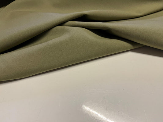 NEW High Class Khaki Olive Green Suiting Fabric