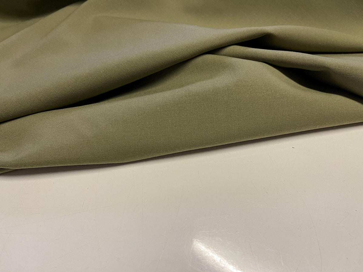 NEW High Class Khaki Olive Green Suiting Fabric