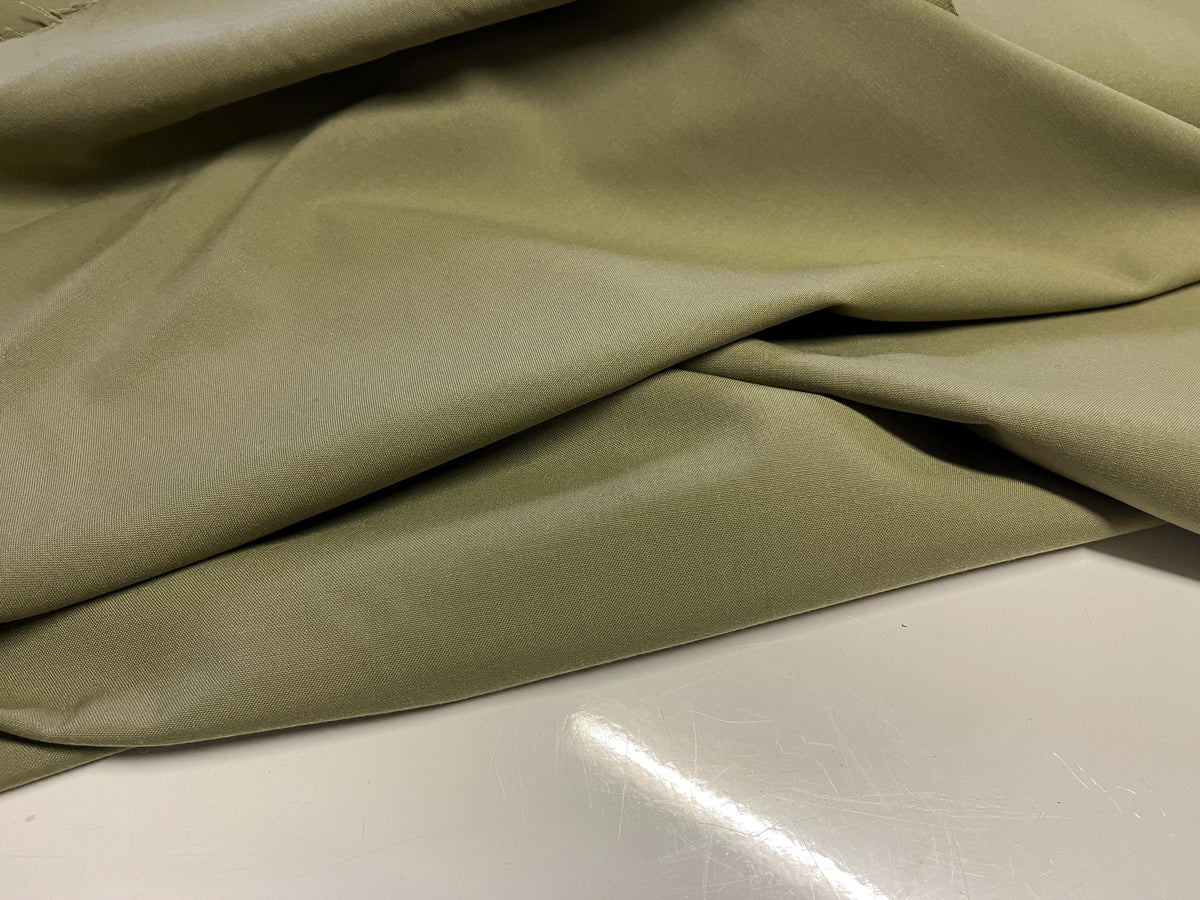 NEW High Class Khaki Olive Green Suiting Fabric