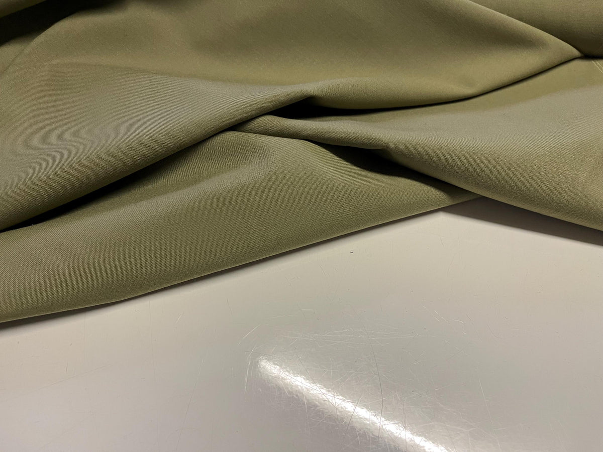 NEW High Class Khaki Olive Green Suiting Fabric