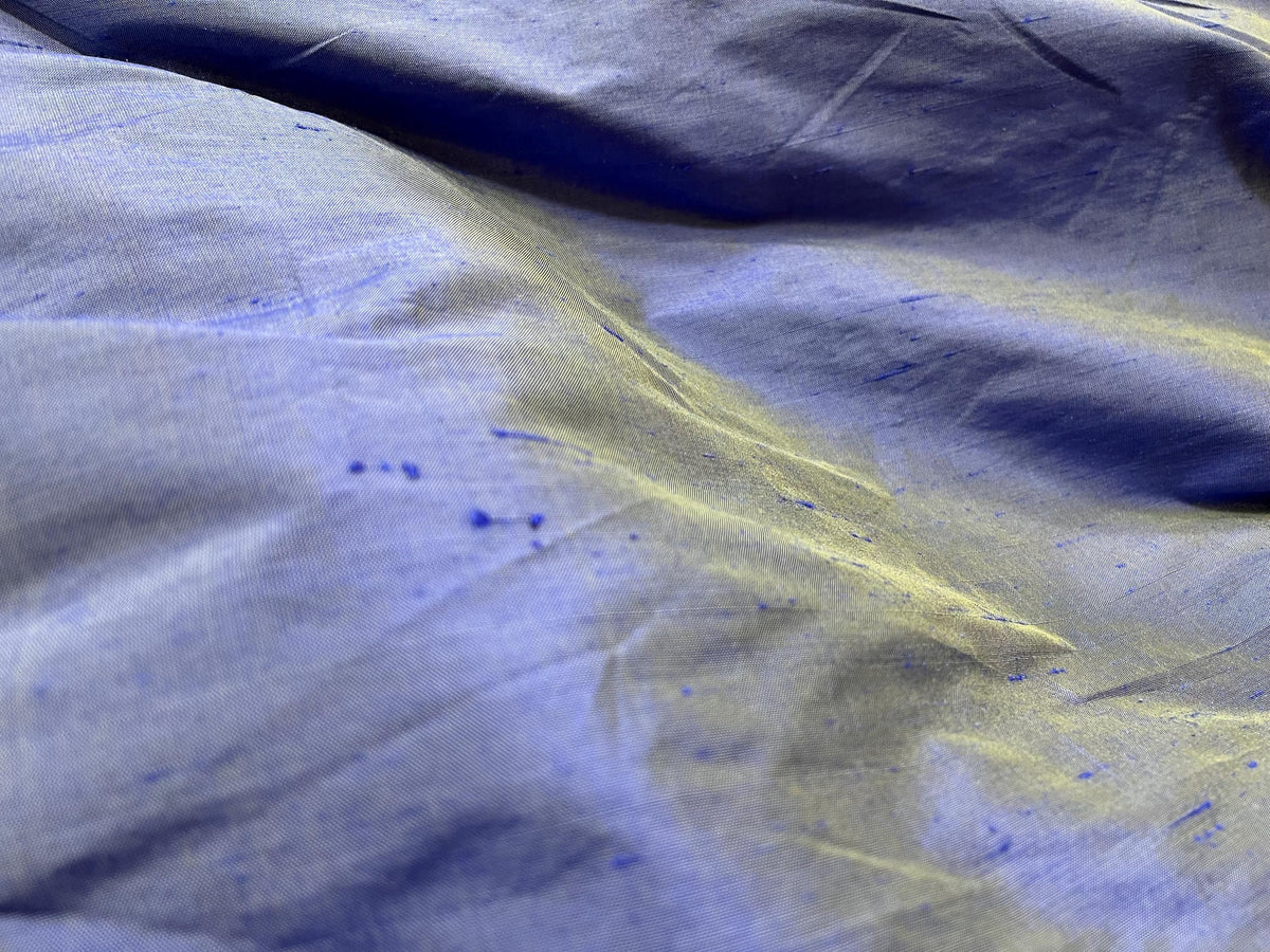 NEW High Class Two Tone 100% Silk Slub Dupion Fabric (Read Description)