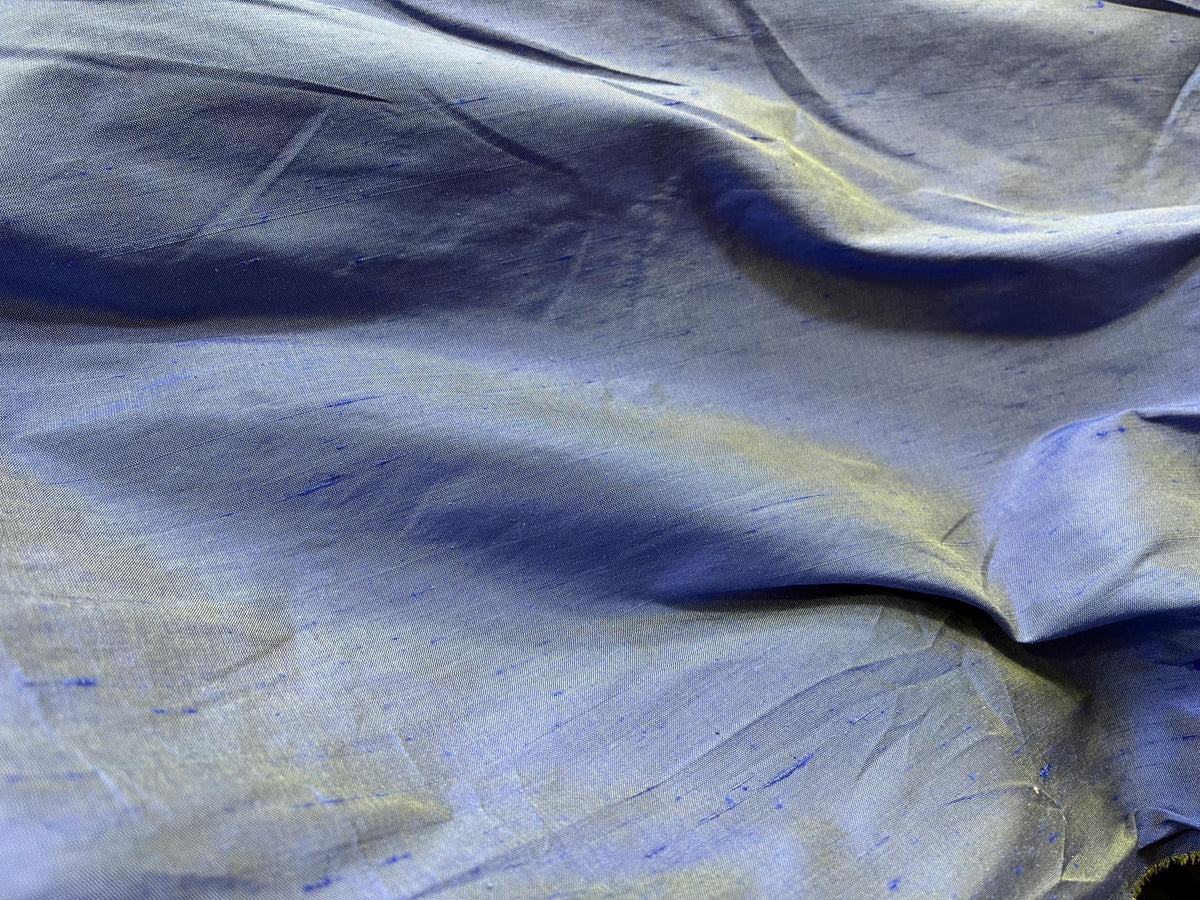 NEW High Class Two Tone 100% Silk Slub Dupion Fabric (Read Description)