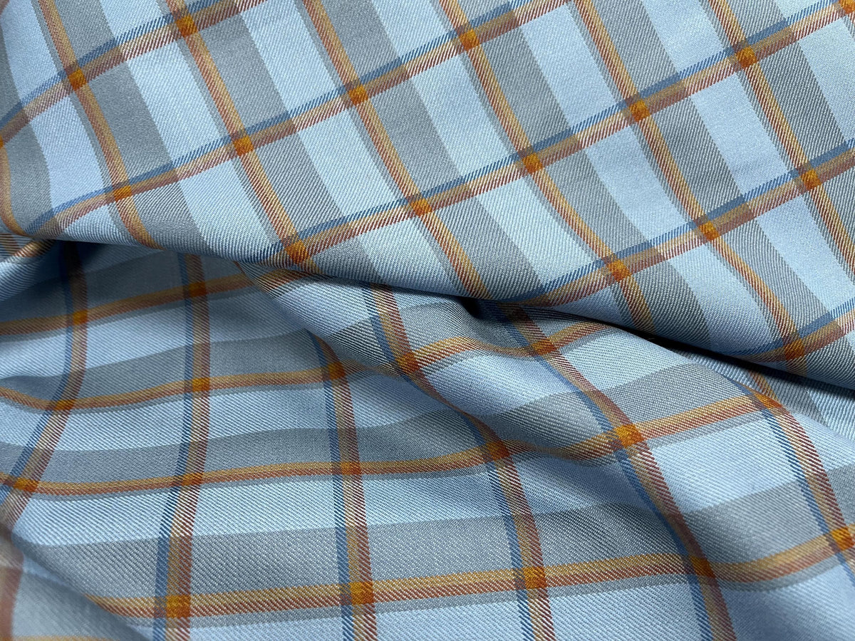 NEW High Class 100’S Wool Check Suiting Fabric (New Collection) (Please See Description)