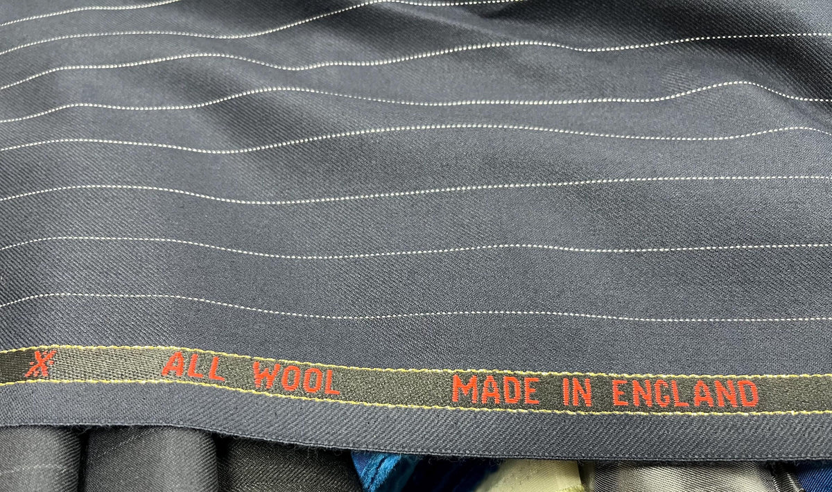 NEW High Class Westminster Collection All Wool Stripe Suiting Fabric (New Collection) (Please See Description)