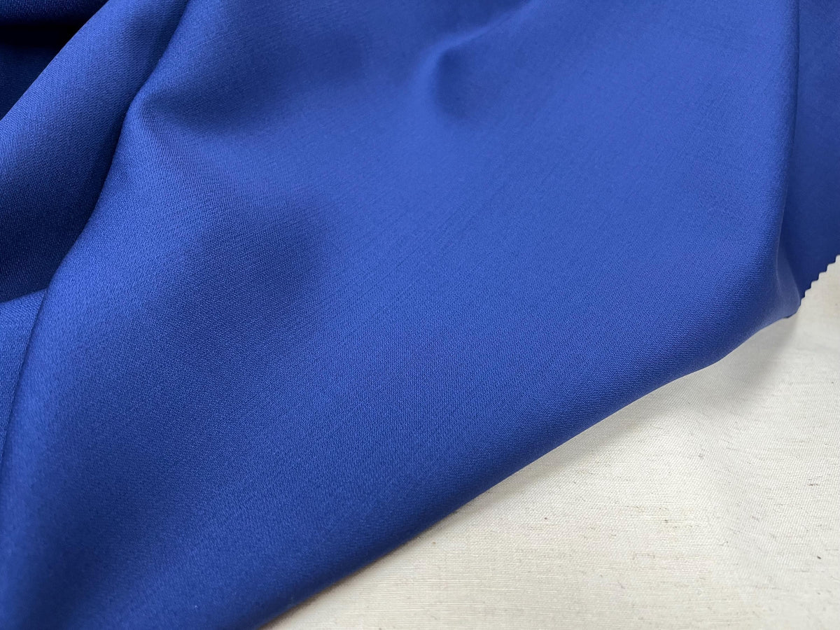 NEW High Class Navy Blue Superfine Faille All Wool Suiting Made In Huddlefield England Fabric (New Collection) (Please See Description)