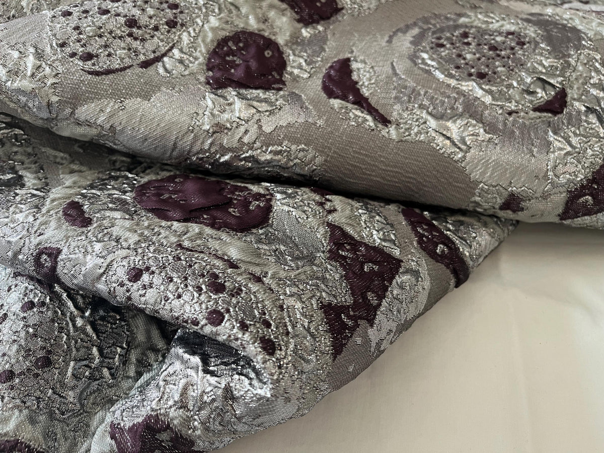 NEW High Class Brocade Cloque Lurex Fabric