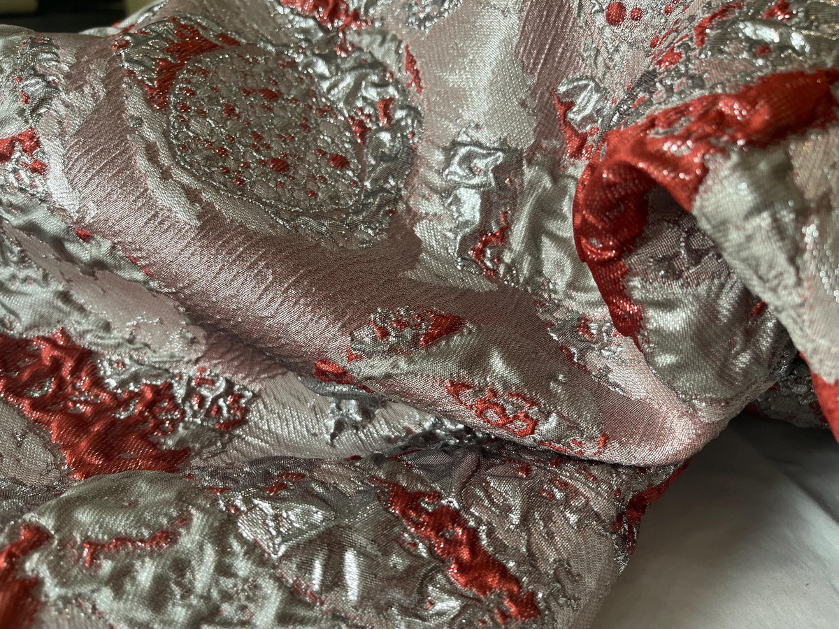 NEW High Class Brocade Cloque Lurex Fabric