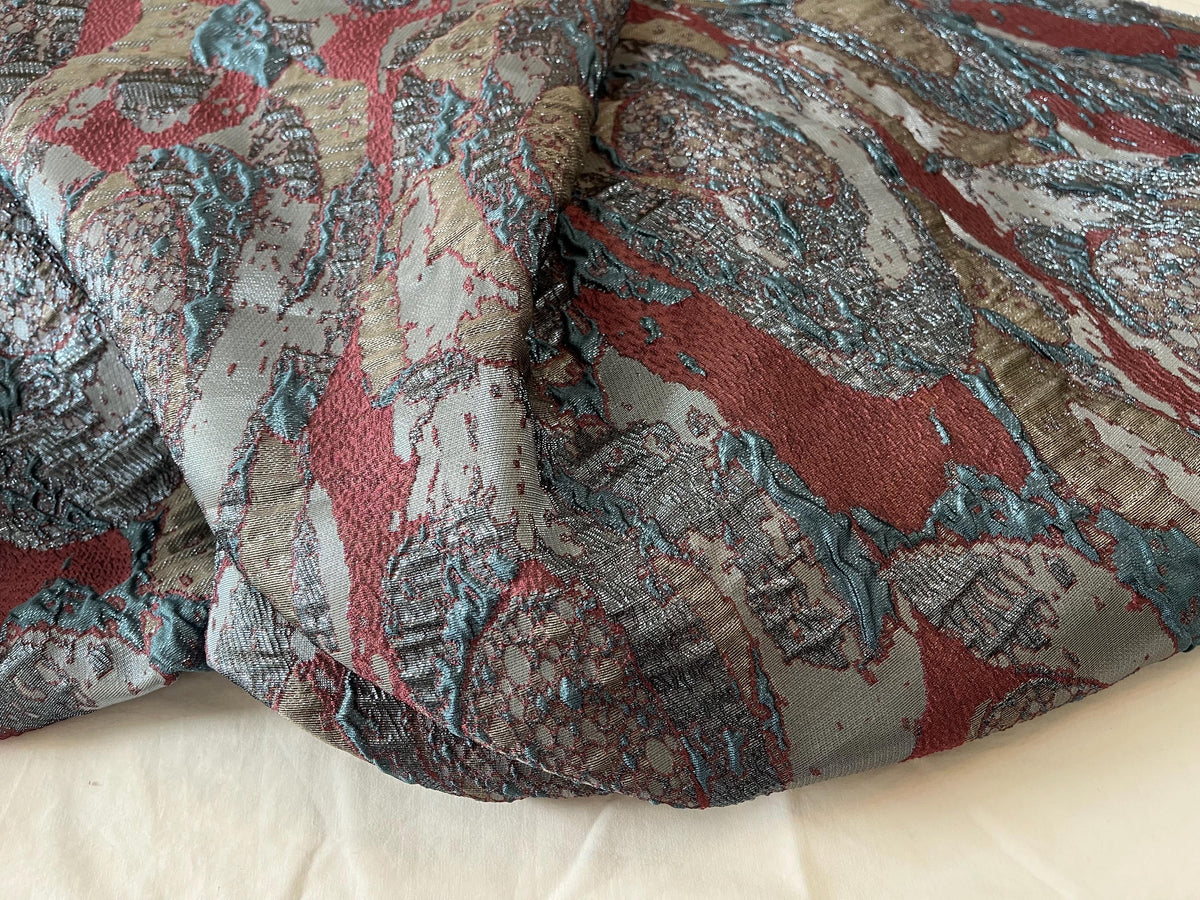 NEW High Class Brocade Cloque Lurex Fabric