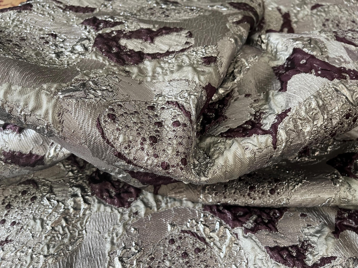 NEW High Class Brocade Cloque Lurex Fabric