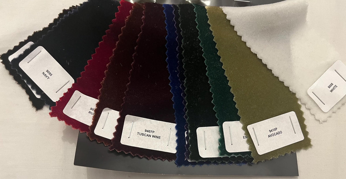 NEW High Class Cupro Velvet Fabric (See Description)