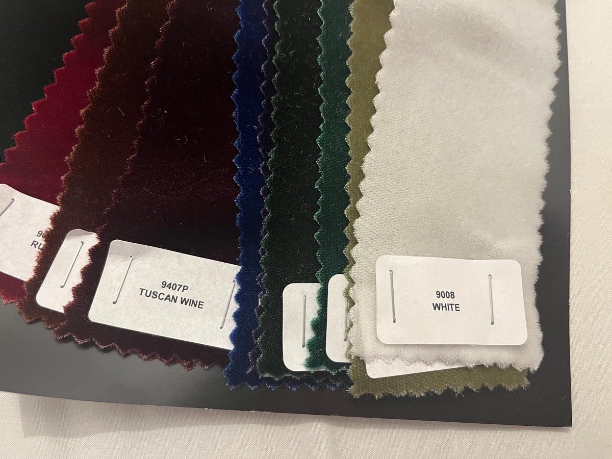 NEW High Class Cupro Velvet Fabric (See Description)
