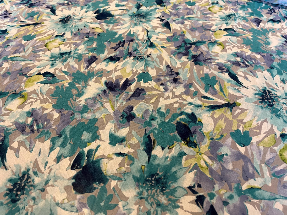 NEW High Class Chiffon Floral Print Fabric
