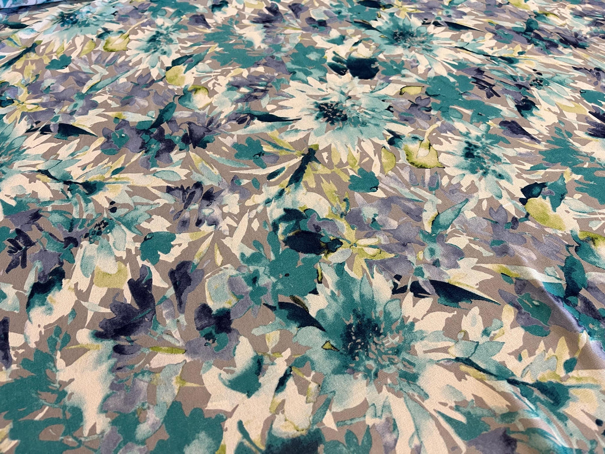 NEW High Class Chiffon Floral Print Fabric