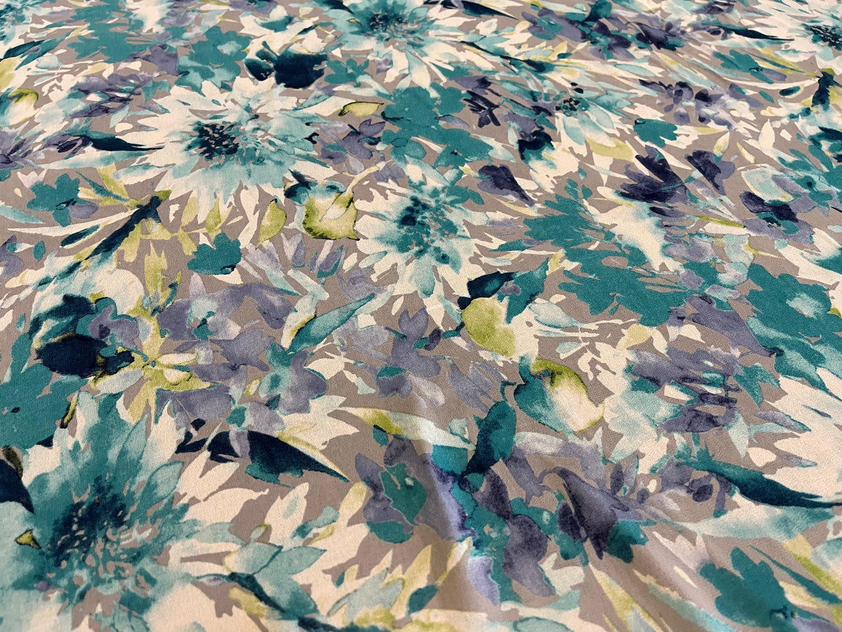 NEW High Class Chiffon Floral Print Fabric