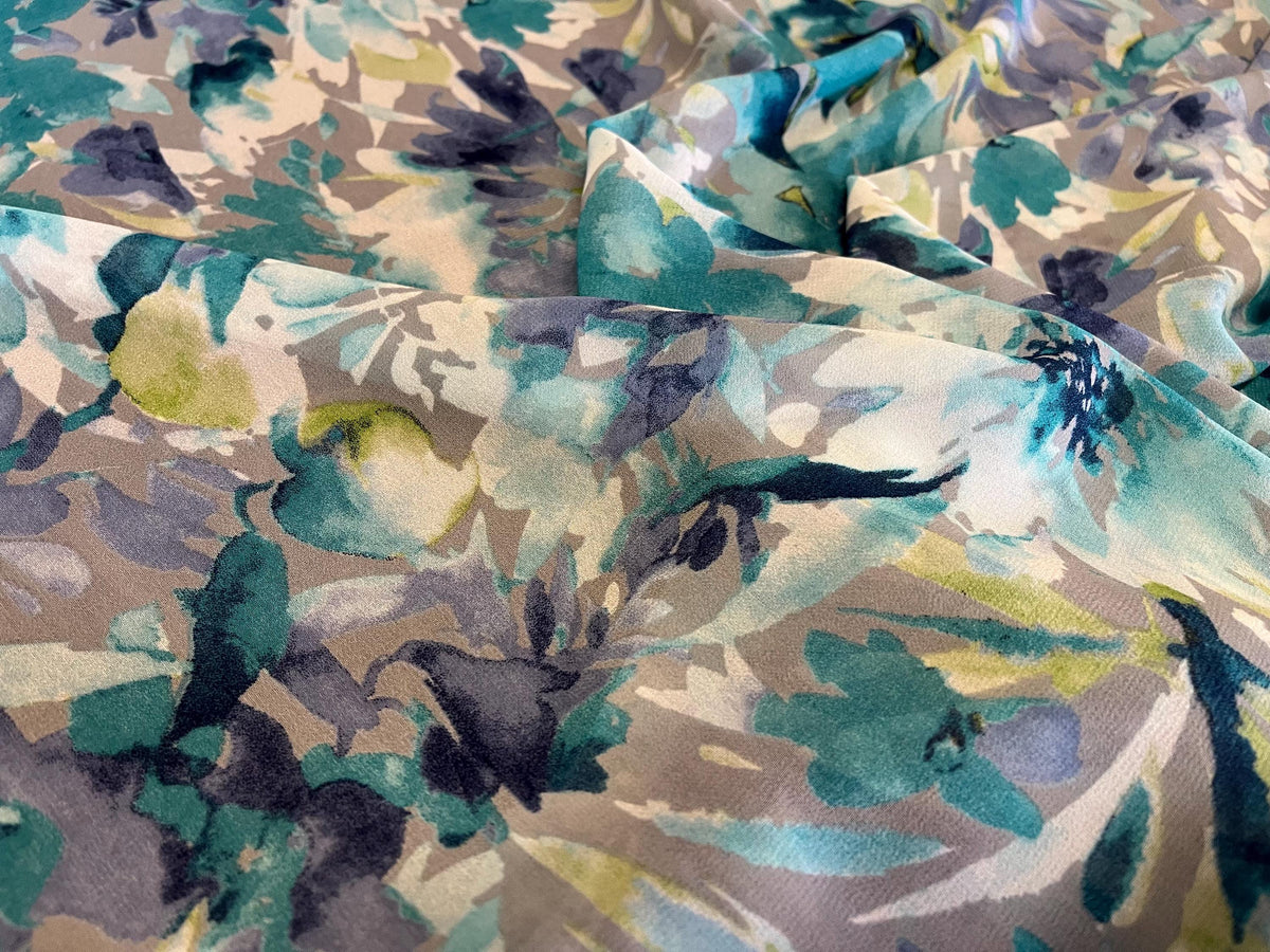 NEW High Class Chiffon Floral Print Fabric