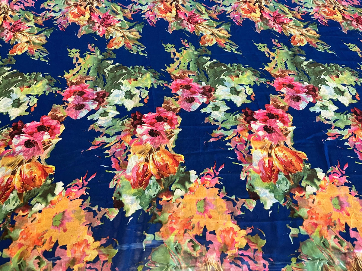 NEW High Class Chiffon Floral Print Fabric