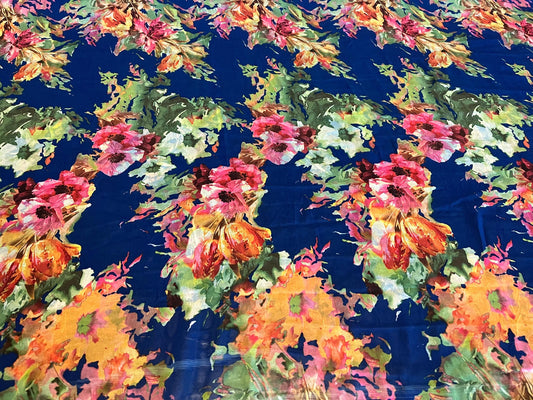 NEW High Class Chiffon Floral Print Fabric