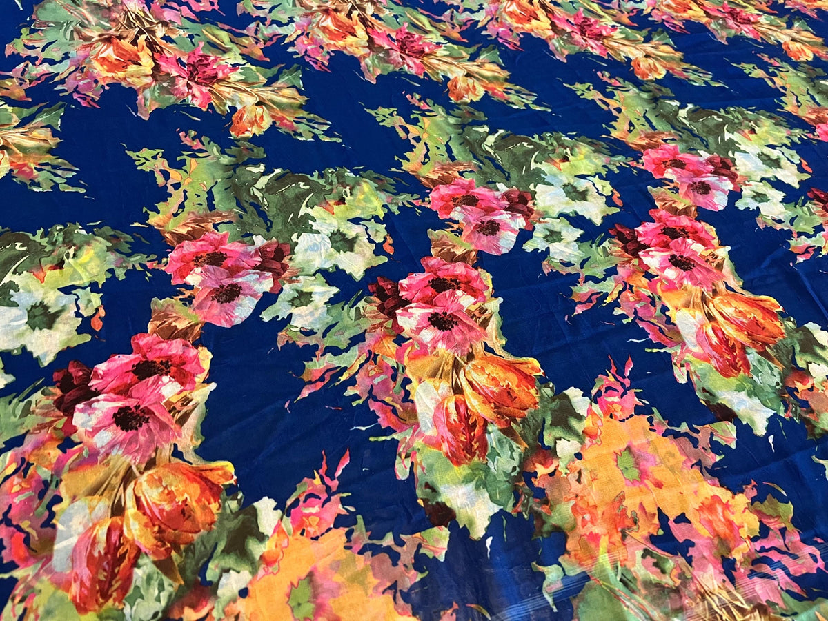 NEW High Class Chiffon Floral Print Fabric