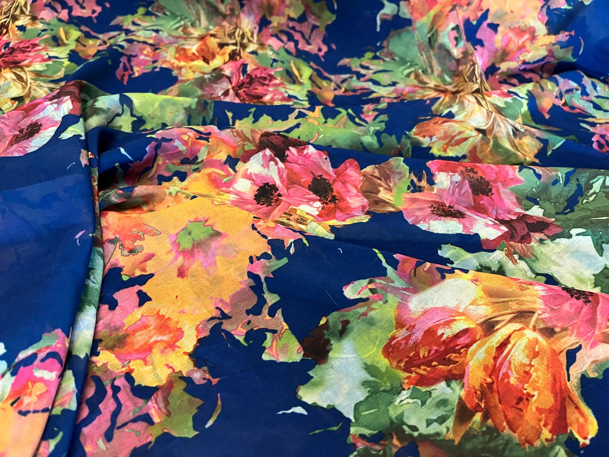 NEW High Class Chiffon Floral Print Fabric