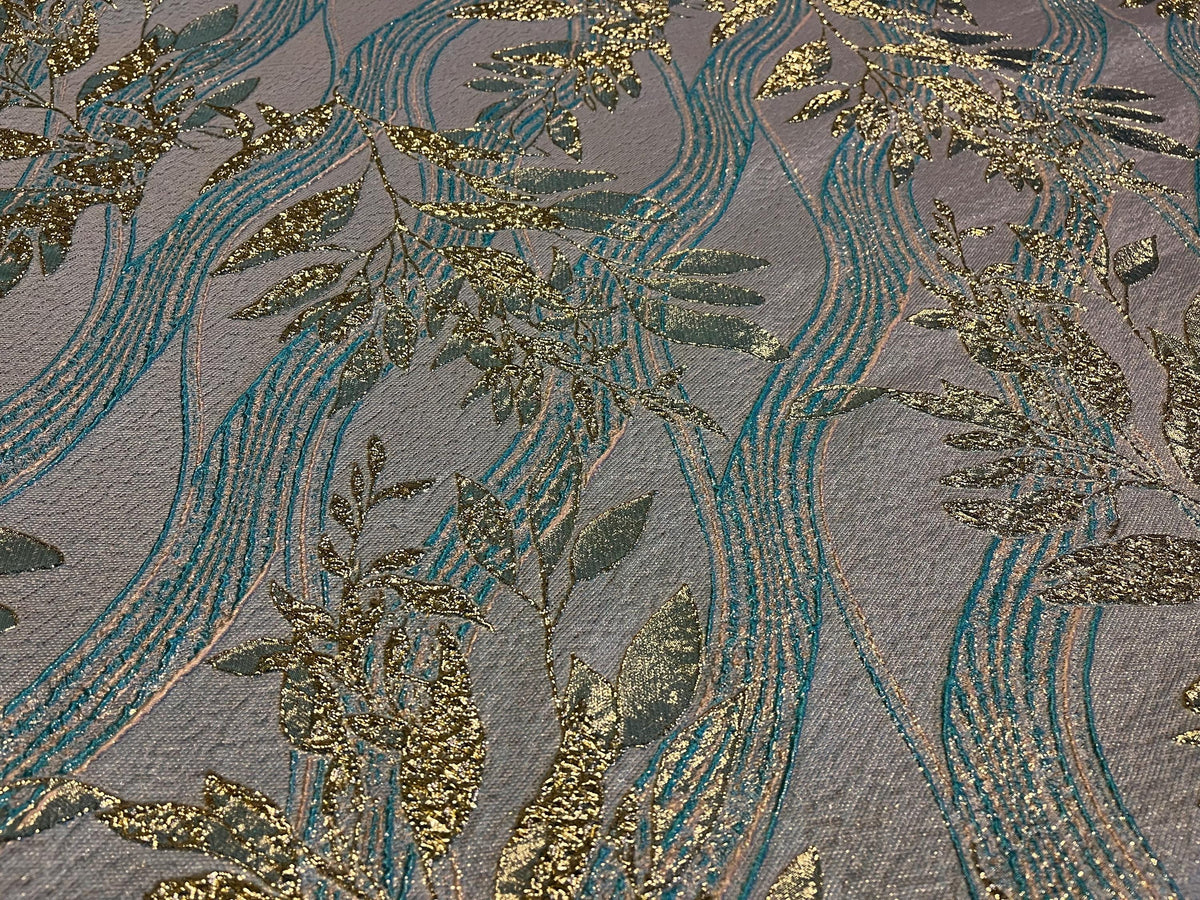 NEW High Class Brocade Cloque Lurex Fabric