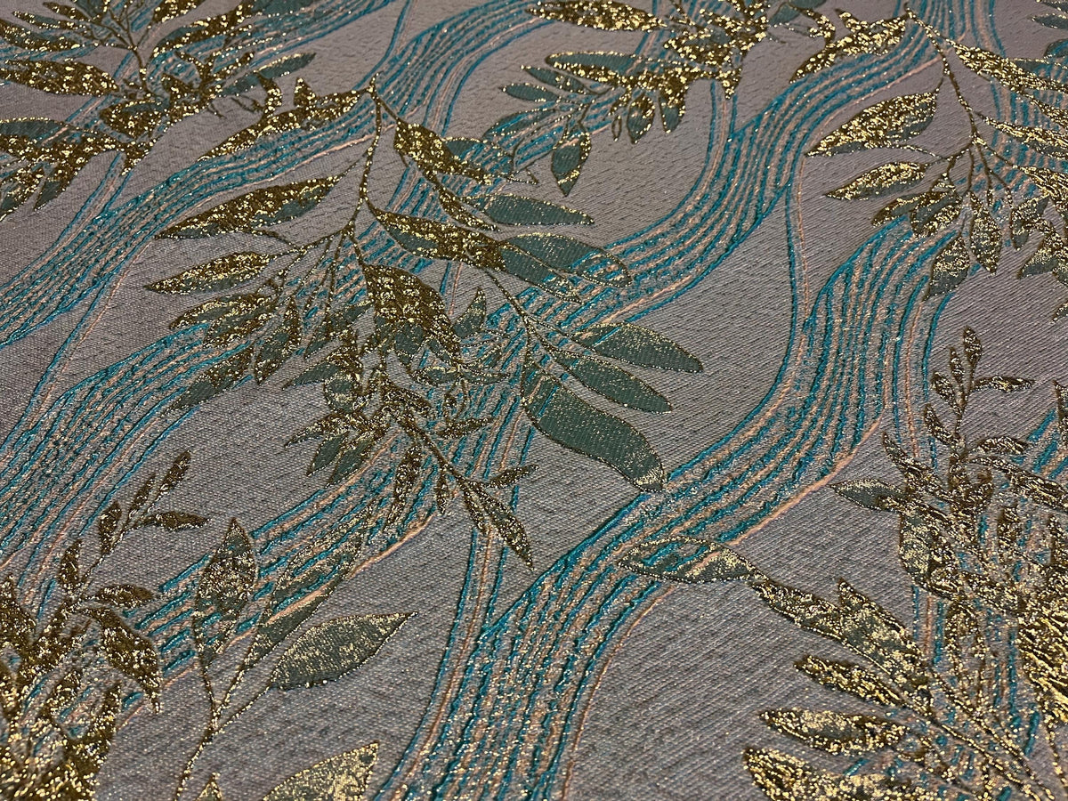 NEW High Class Brocade Cloque Lurex Fabric