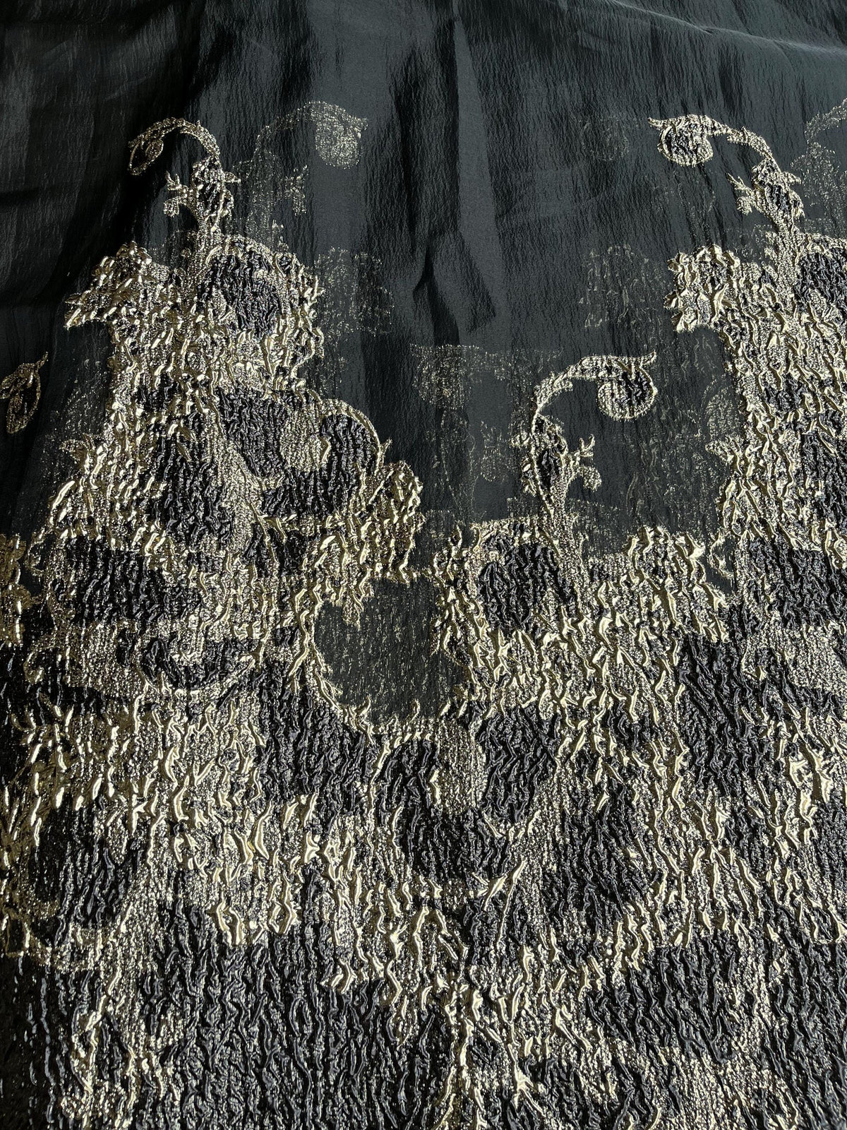 NEW High Class Organdie Brocade Cloque Lurex Fabric