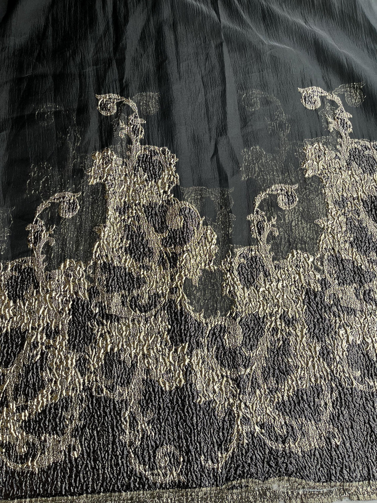 NEW High Class Organdie Brocade Cloque Lurex Fabric