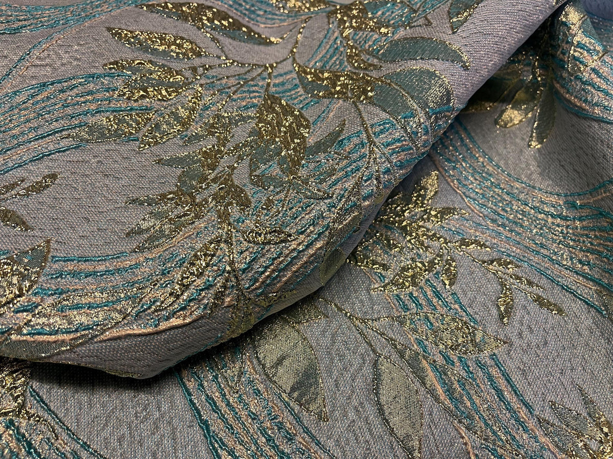 NEW High Class Brocade Cloque Lurex Fabric